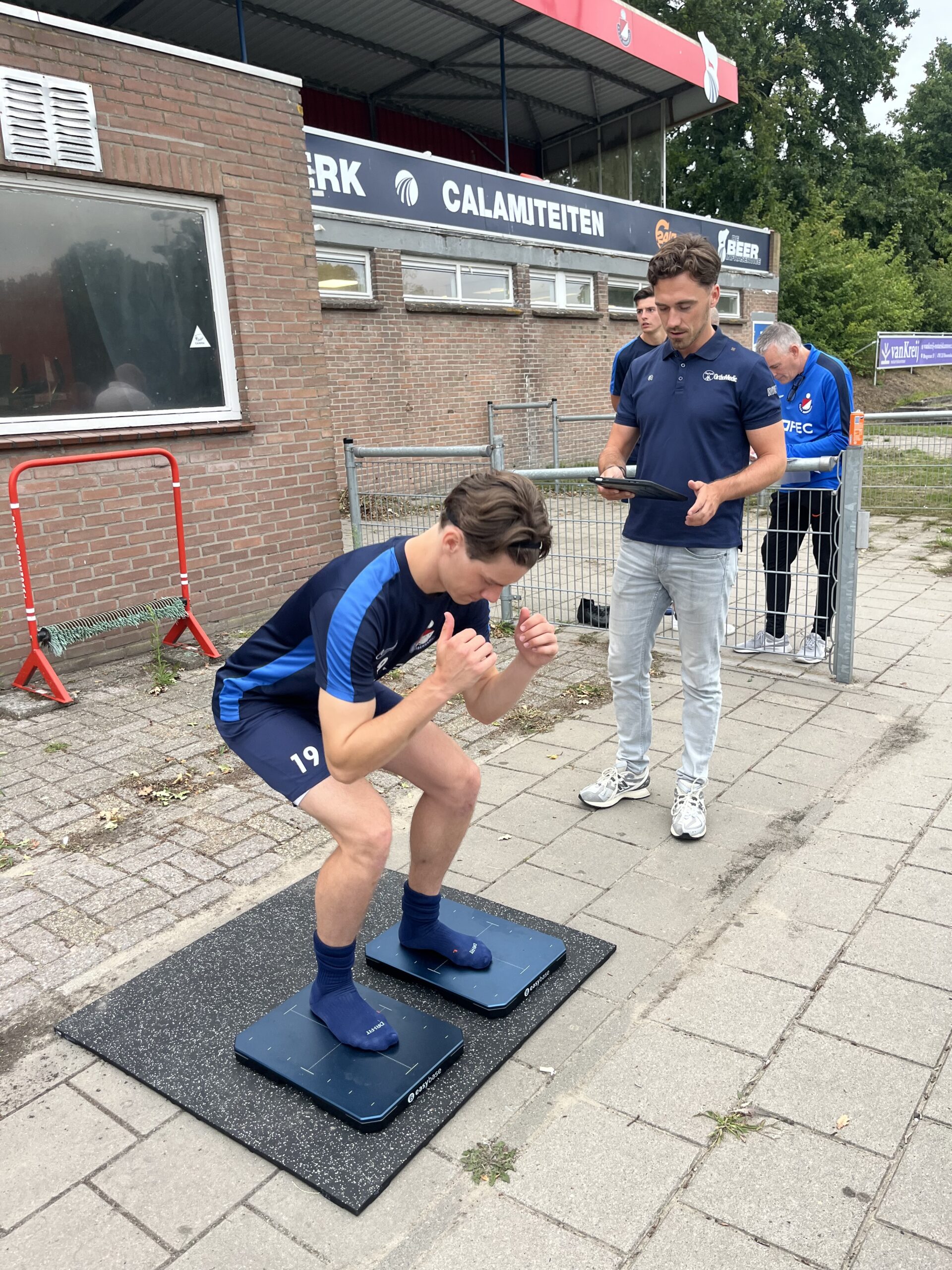 Screeningstest bij RKVV Roosendaal door OrthoMedic Fysiotherapie Roosendaal voor blessurepreventie en betere prestaties